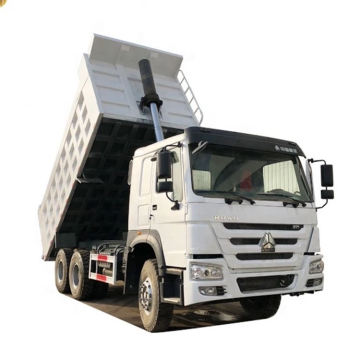 White color HOWO heavy duty dump truck with high quality